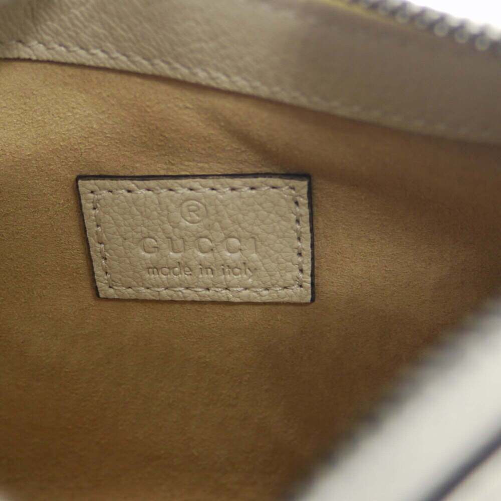 GUCCI Cream Leather GG Marmont Bag - Picture 8 of 9